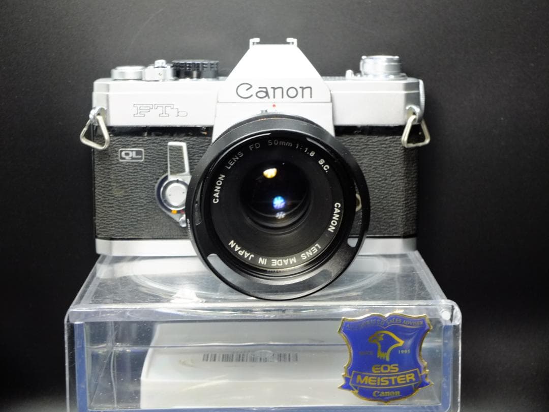 キャノンFTb前期型／FD50mmf1.8SCフード付【実写確認済整備品】