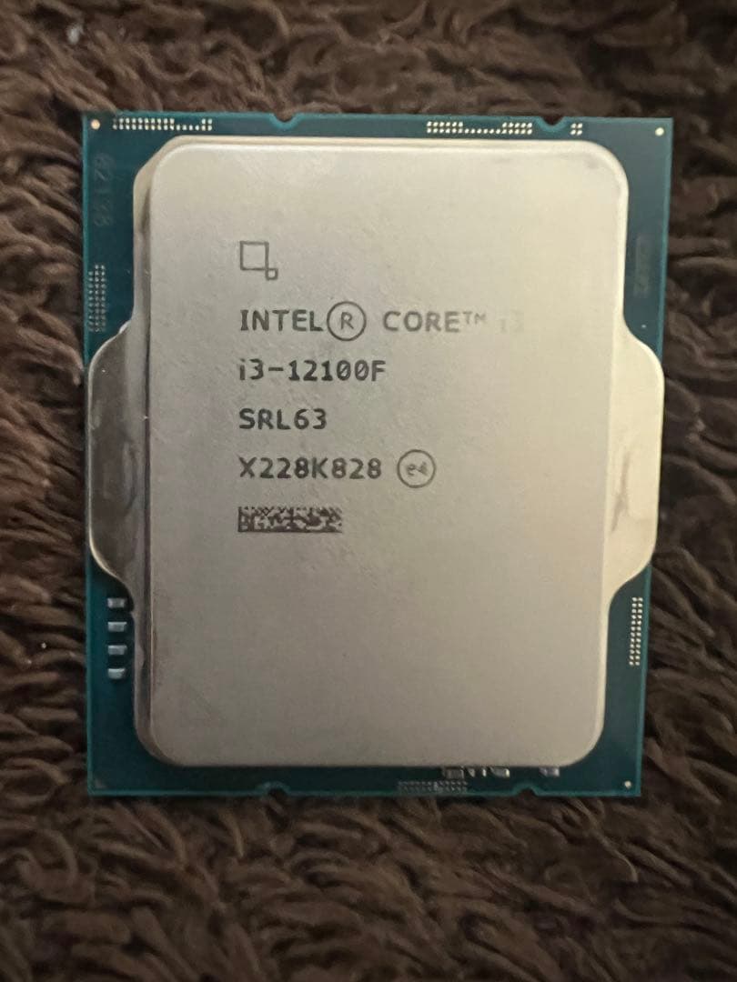 Intel Core i3-12100F CPU[説明欄見て下さい]