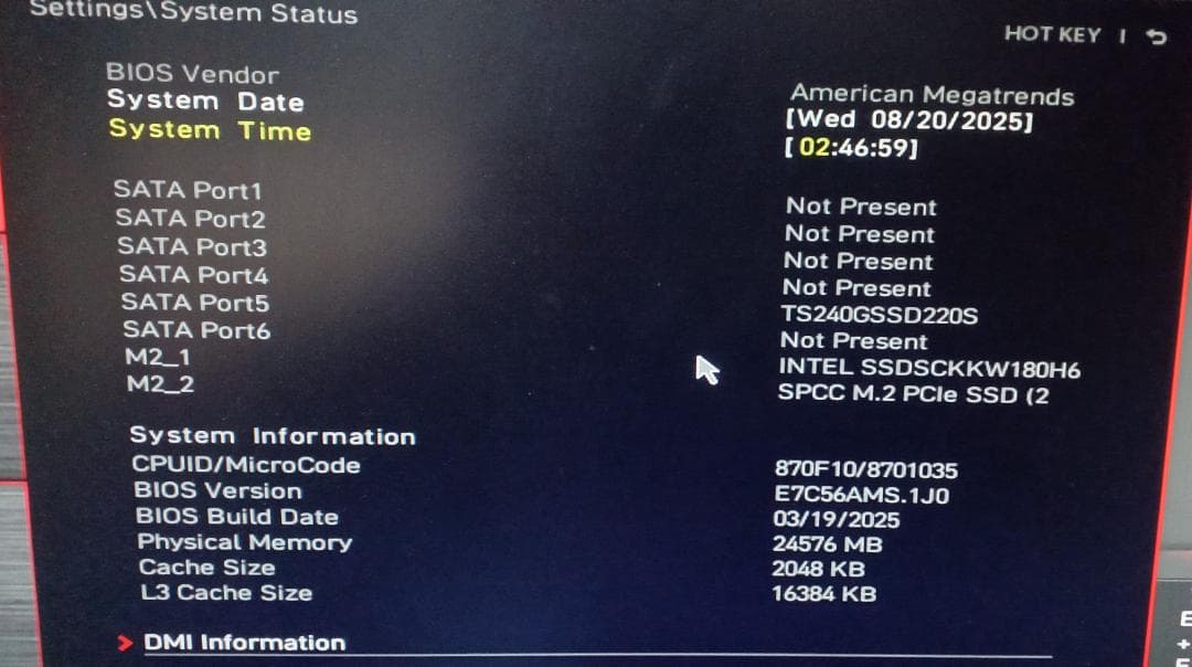 MSI B550 GAMING PLUS マザーボード