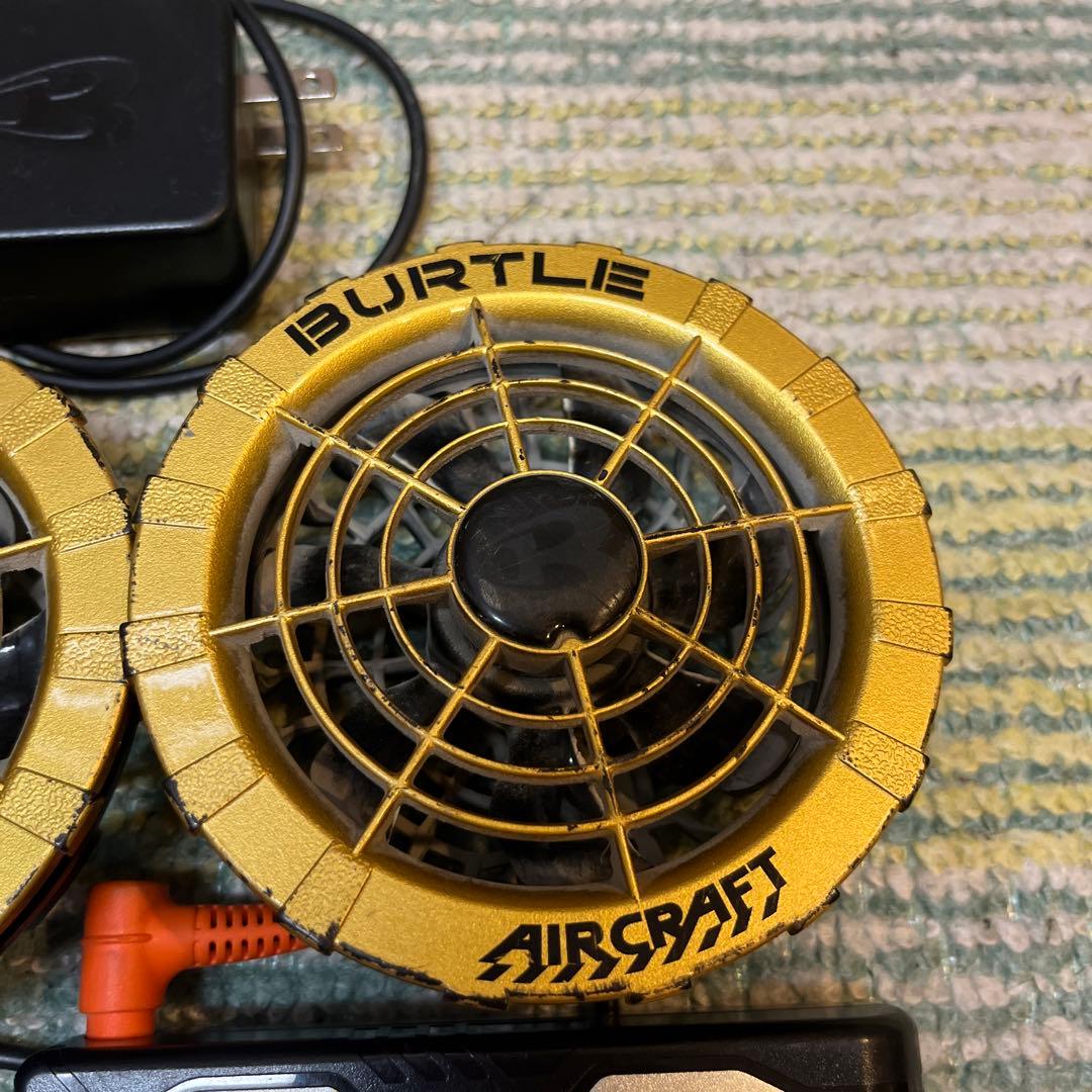 Burtle 空調服用冷却ファン AC360-19V ゴールド 動作確認済み