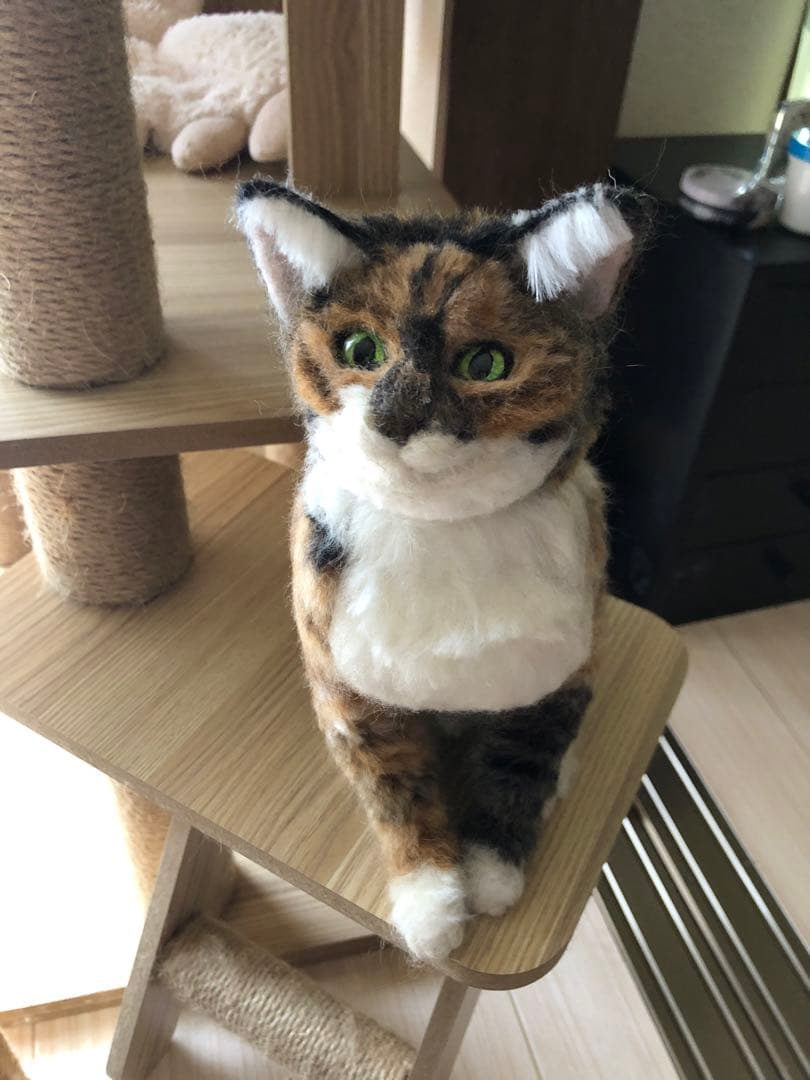 羊毛フェルト　猫　犬　オーダー　うちの子　そっくり　リアル