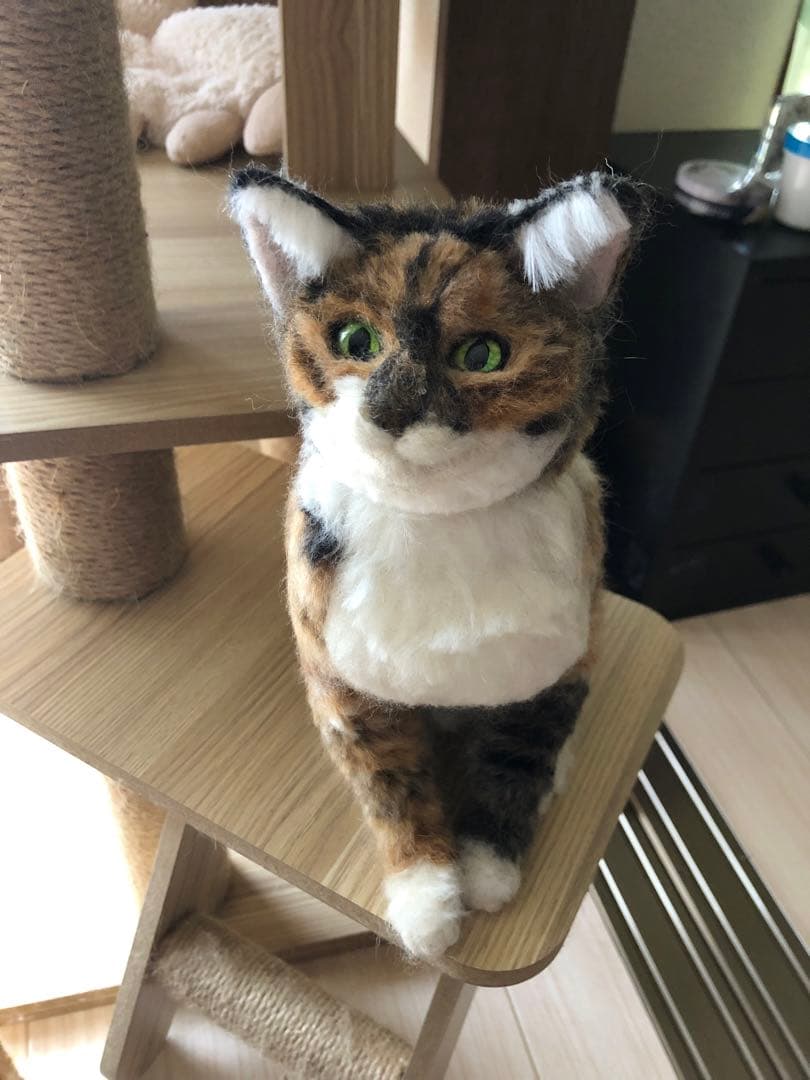 羊毛フェルト　猫　犬　オーダー　うちの子　そっくり　リアル