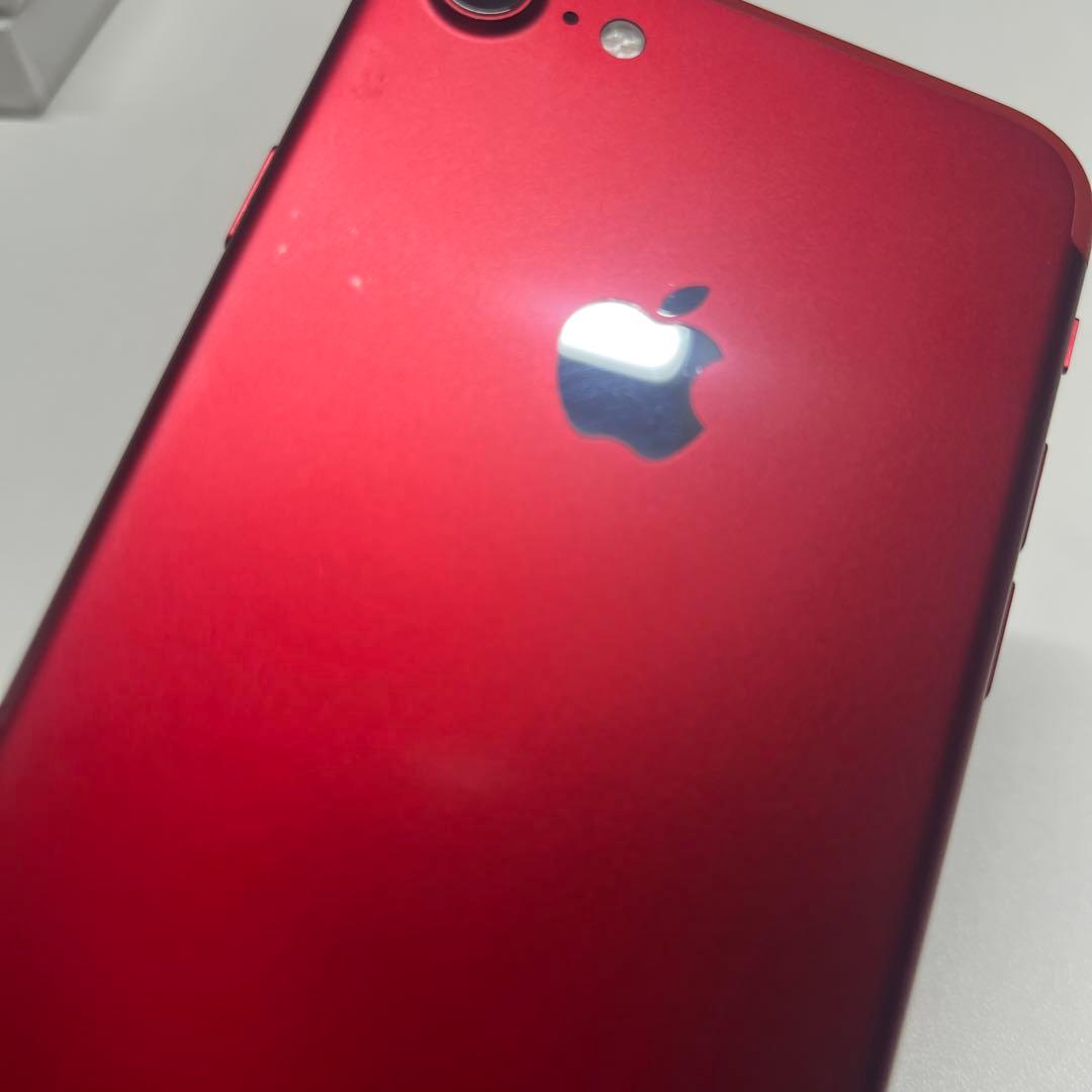 【美品・イヤホン付き】iPhone 7 (赤) 128GB