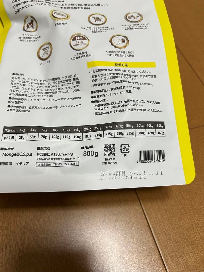 エルモ　ドッグフード　セット