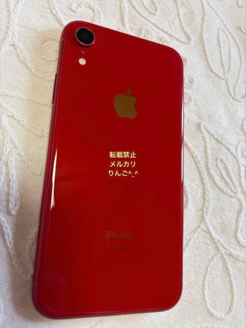 iPhone XR 128GB レッド SIMフリー バッテリー79%‼️