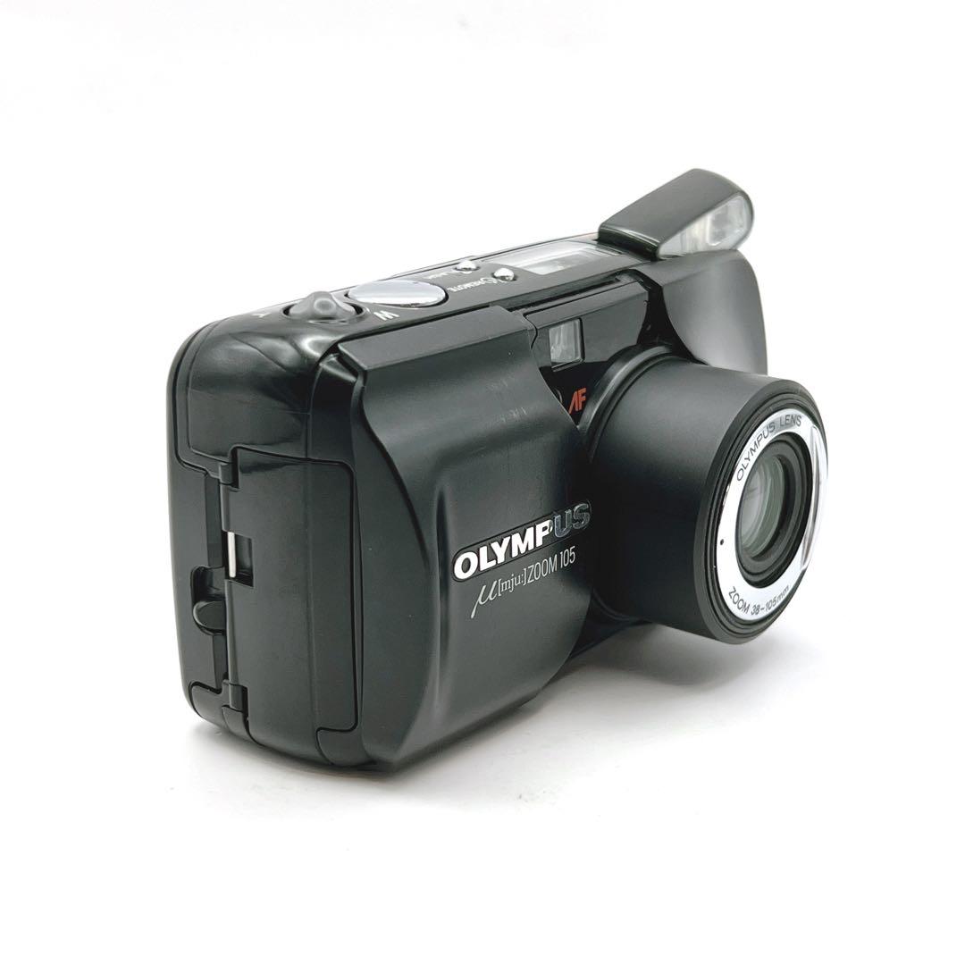 【良品】 OLYMPUS μ (mju) ZOOM 105 コンパクトカメラ　黒