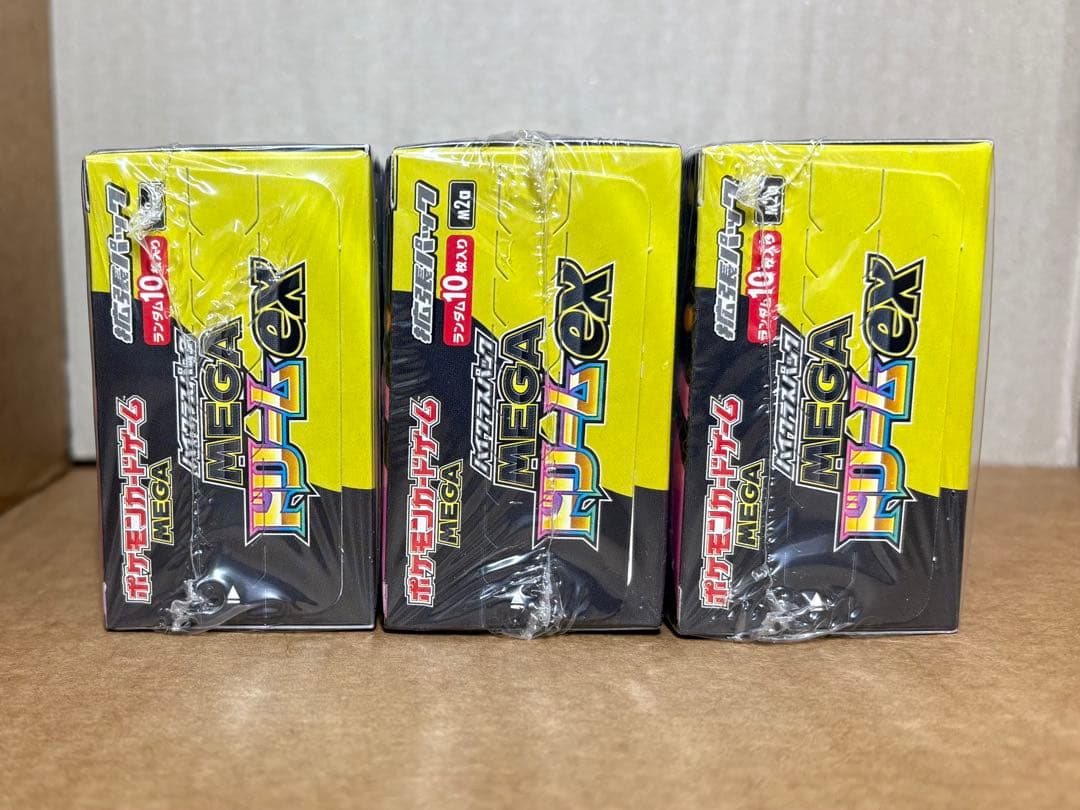 【シュリンク付】【新品未開封】ポケモンカードMEGAドリームex 3box