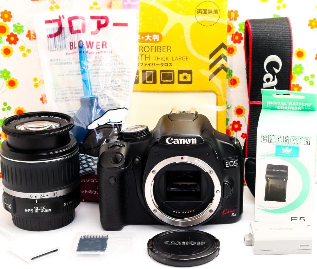 キャノン Canon kiss x3☆動画機能付☆お手頃価格☆スマホに転送