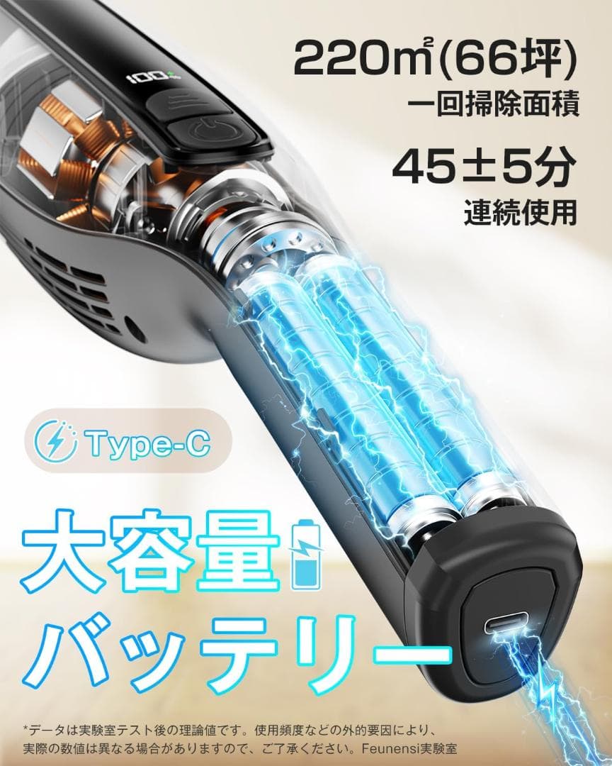 中古美品　強力スティッククリーナー本体 55000Pa　　コードレス　掃除機