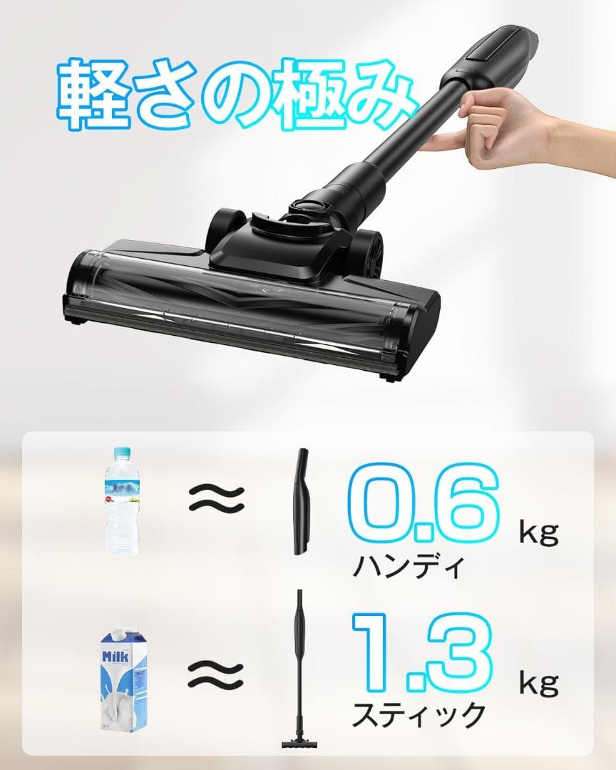 中古美品　強力スティッククリーナー本体 55000Pa　　コードレス　掃除機