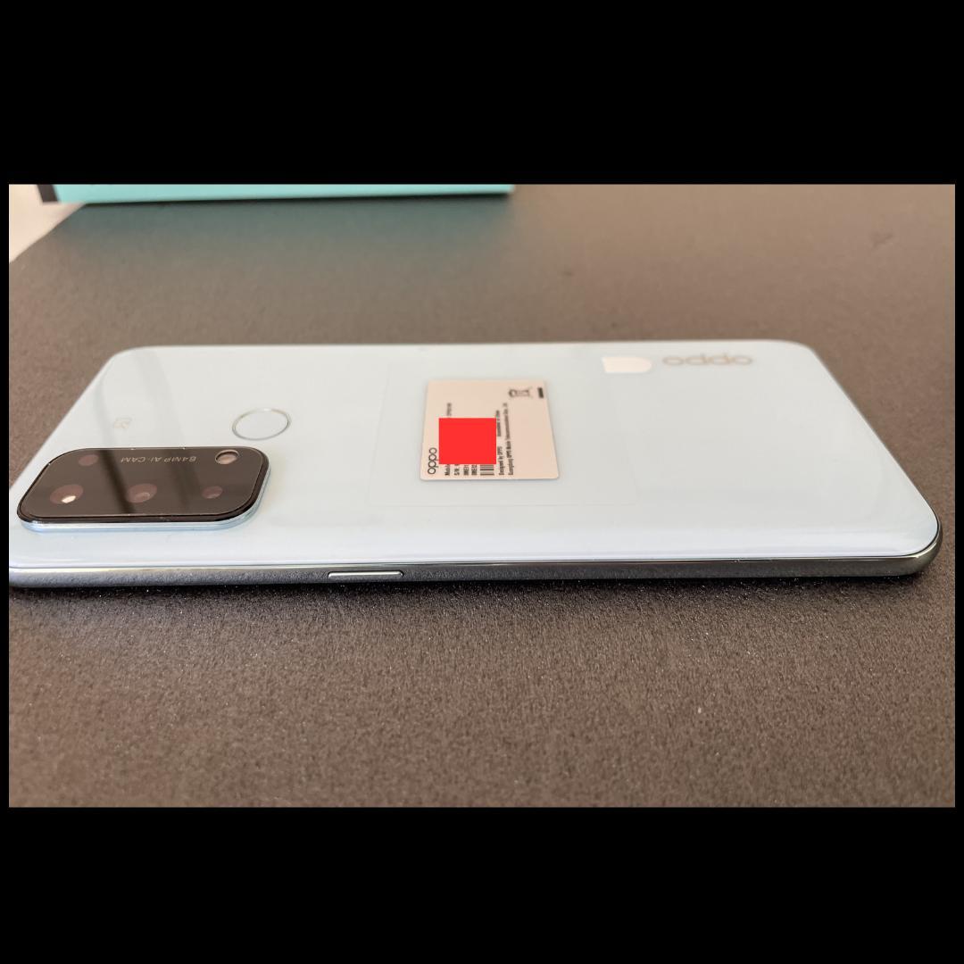 【美品】OPPO Reno5 A 5G 128GBアイスブルー SIMフリー