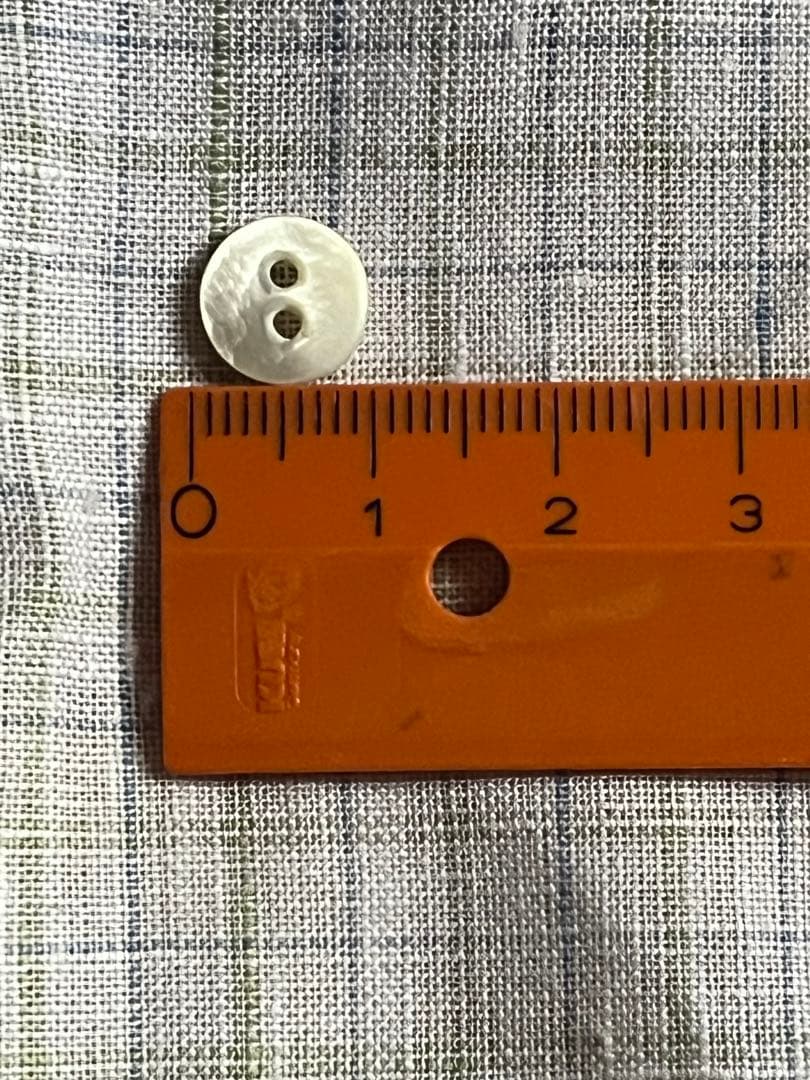 貝ボタン　デッドストック　黒蝶貝　9mm