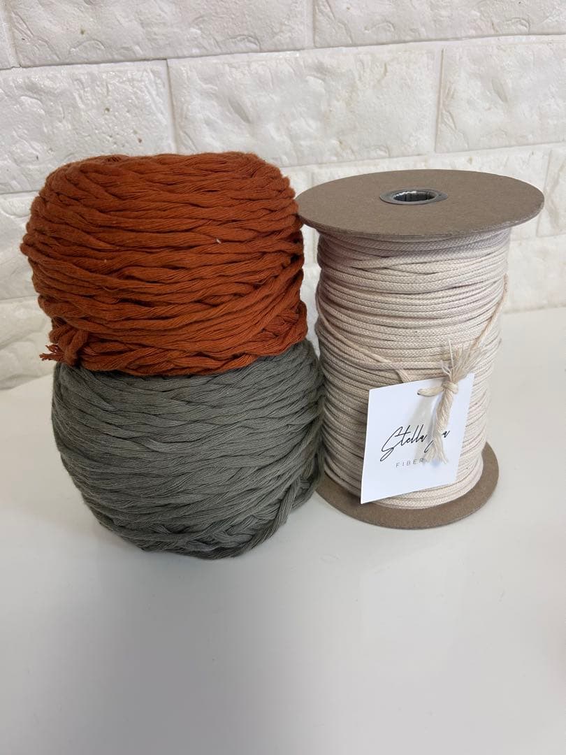 マクラメ糸　ステラシーファイバーズ コットン　stella sea fibers