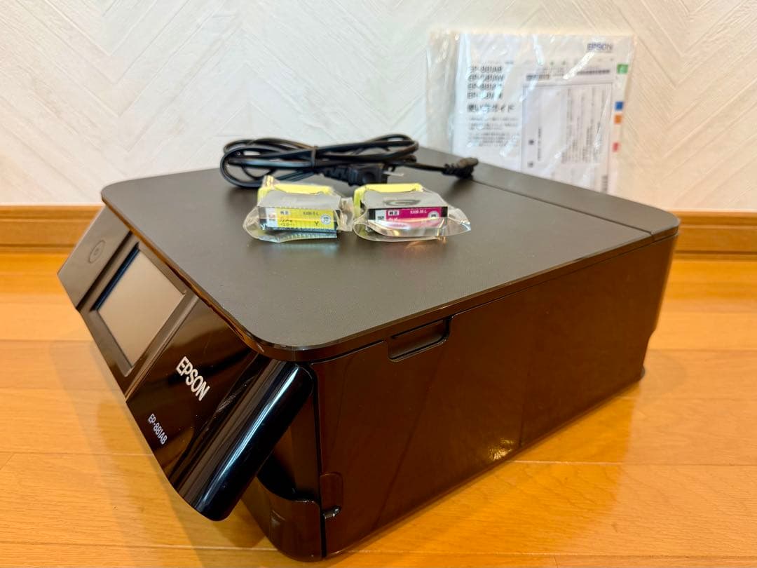 EPSON EP-881AB マゼンタ/イエロー 新品インクあり