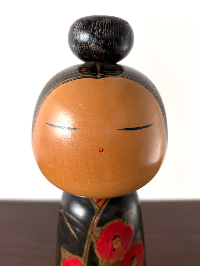 関口 東亜 Toa 創作 こけし kokeshi 人形 椿 可愛い 美