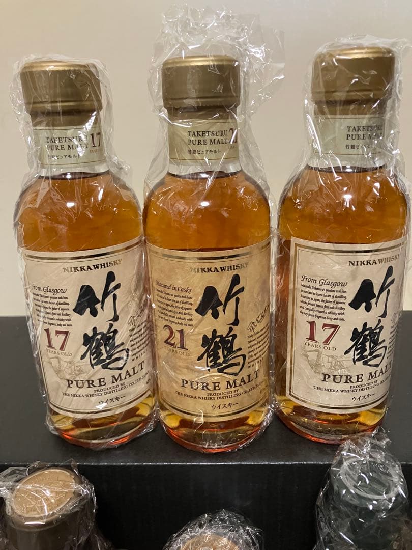 響17年　白州12年　竹鶴21年　竹鶴17年　宮城峡10年　ベビー180ml