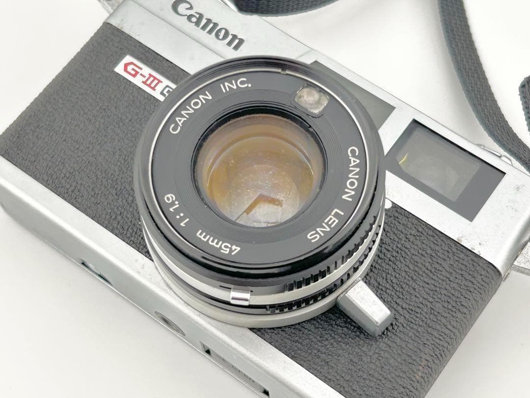 【完動品】 Canon Canonet QL19 G-Ⅲ 動作確認・モルト貼替済
