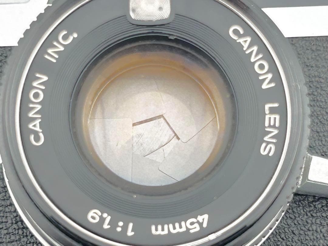 【完動品】 Canon Canonet QL19 G-Ⅲ 動作確認・モルト貼替済