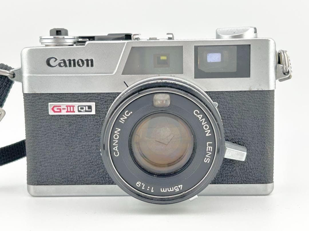 【完動品】 Canon Canonet QL19 G-Ⅲ 動作確認・モルト貼替済