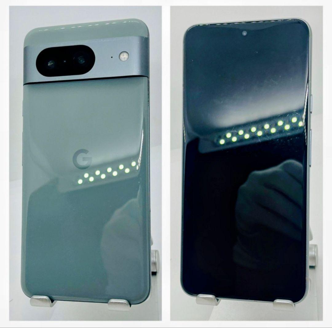 ✩ピカピカ綺麗✡Google　Pixel8ヘーゼルSIMフリ制限なし当~翌日発送