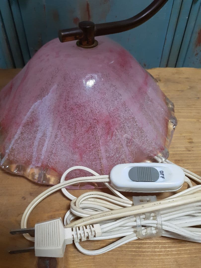 ガラスシェード 電気スタンド テーブルランプ