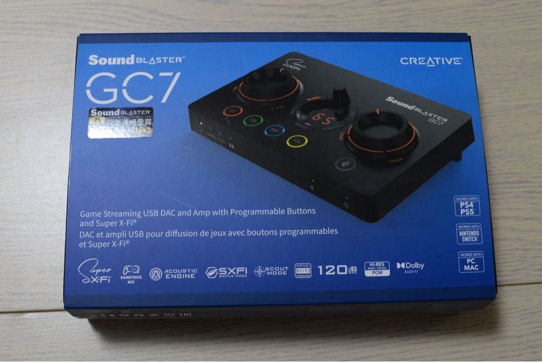 Sound Blaster GC7 オーディオインターフェース
