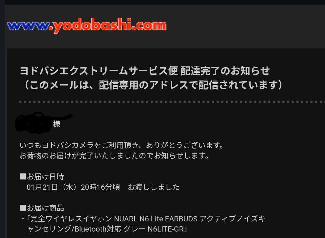 NUARL N6 Lite イヤフォン グレー