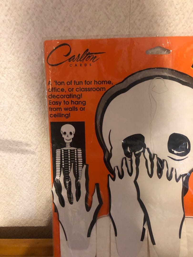ビンテージ　スカル　髑髏　骸骨　ハロウィン　50s ミッドセンチュリー　レトロ