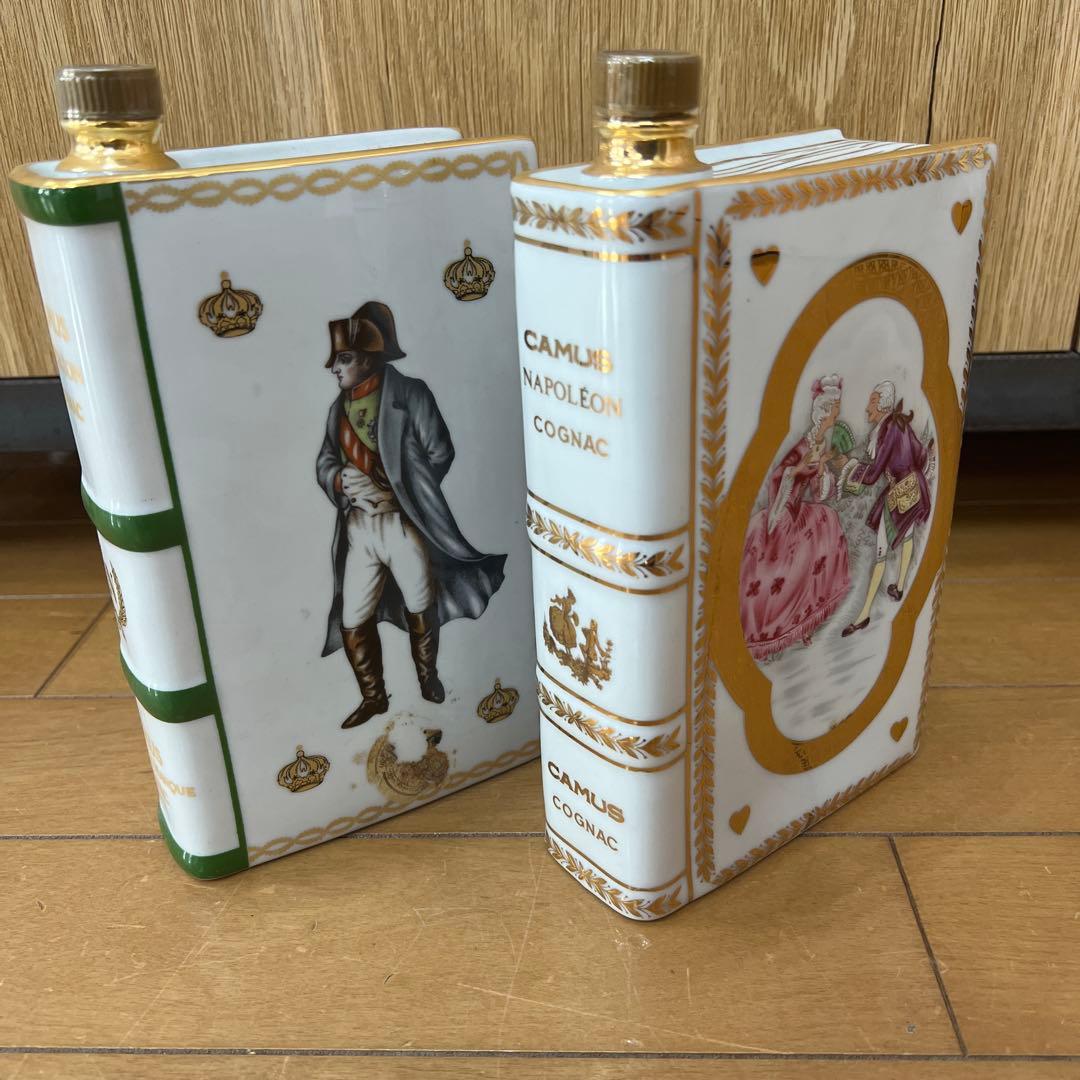 CAMUS ナポレオン コニャック 陶器ボトル 2つセット