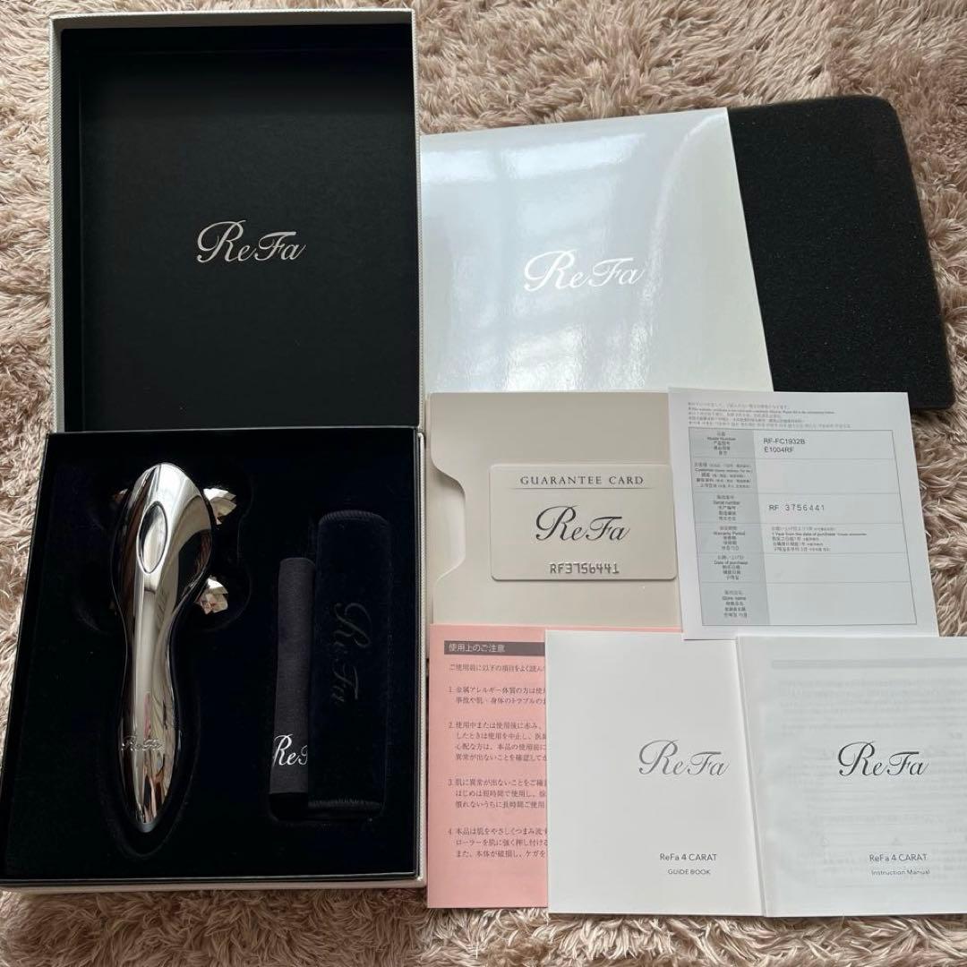 リファ　美顔全身ローラー　4CARAT 正規品　ロットナンバーあり