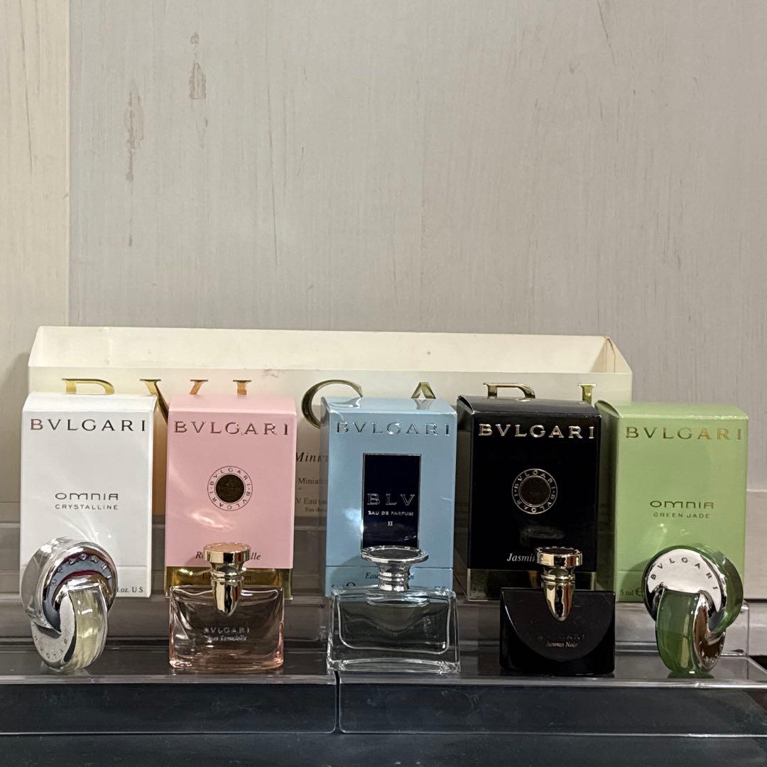 BVLGARI Travel Collection ミニチュアコレクション 5本