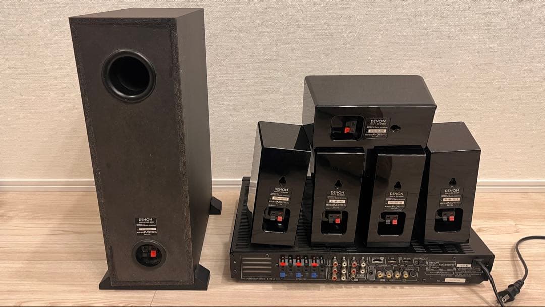 DENON　AVC-S500HD 5.1CH ホームシアターシステム フルセット