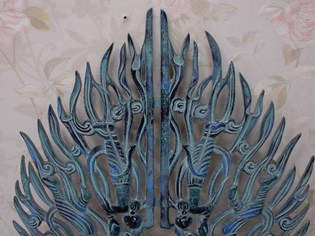 ね*店様 14FF3278 南都薬師寺　水煙レリーフ　弥左衛門作 水煙H51ｃｍ
