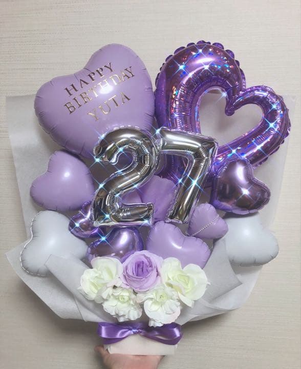 バルーンギフト　推し　猪狩蒼弥　バルーンアレンジ  誕生日　生誕祭　ブーケ
