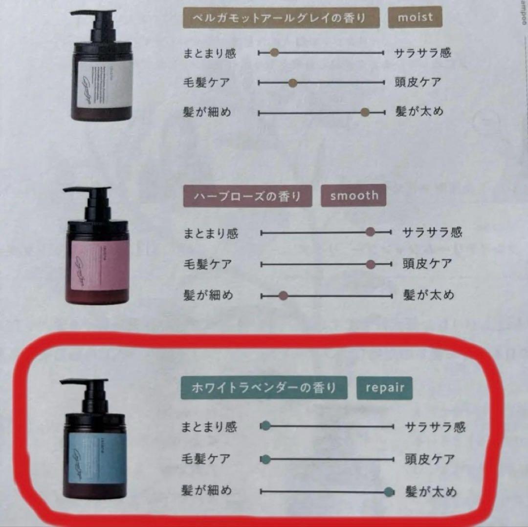 ココネ　クリームシャンプー　リペアタイプ×3本セット