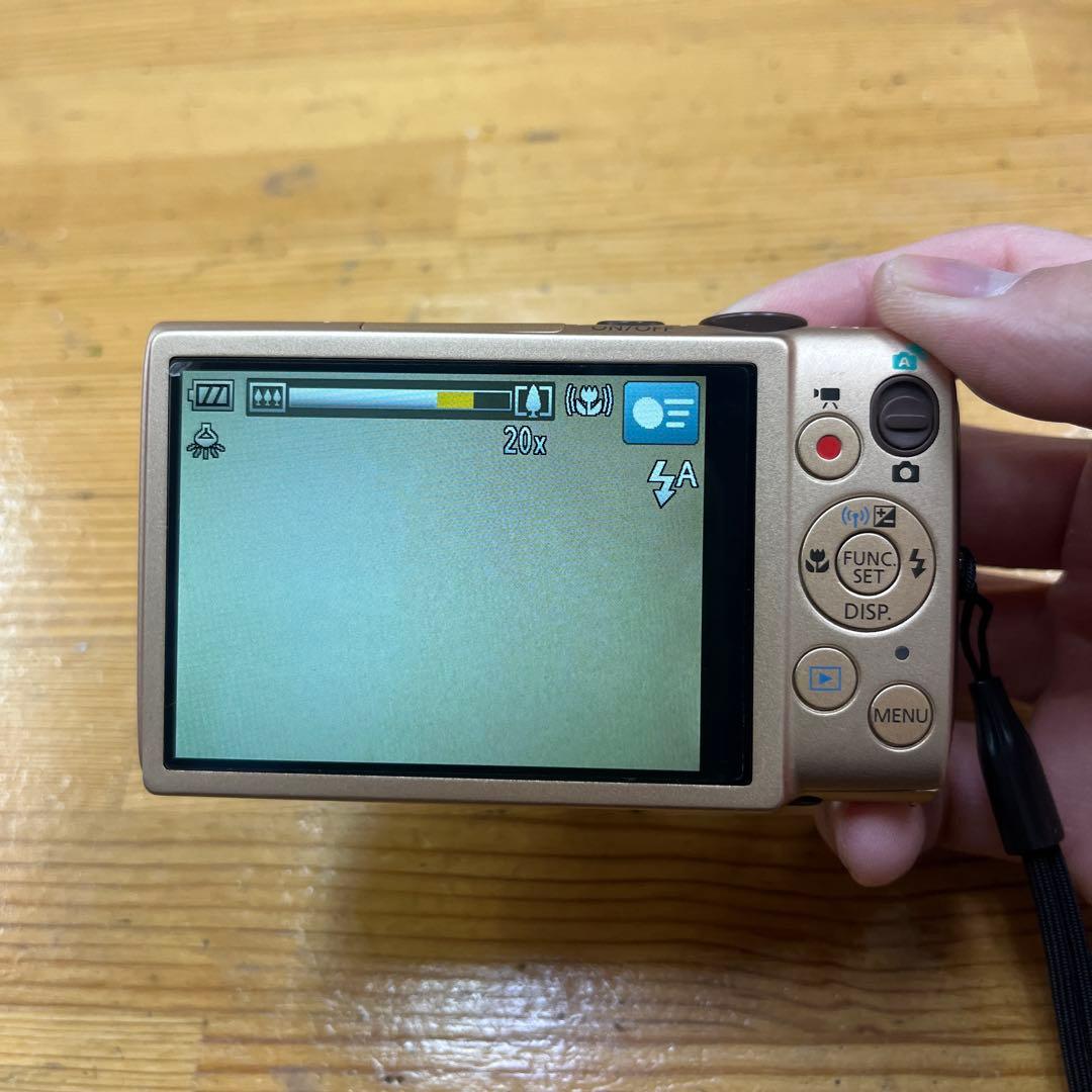 【動作品】キャノン　Canon　IXY コンパクトデジタルカメラ　ゴールド