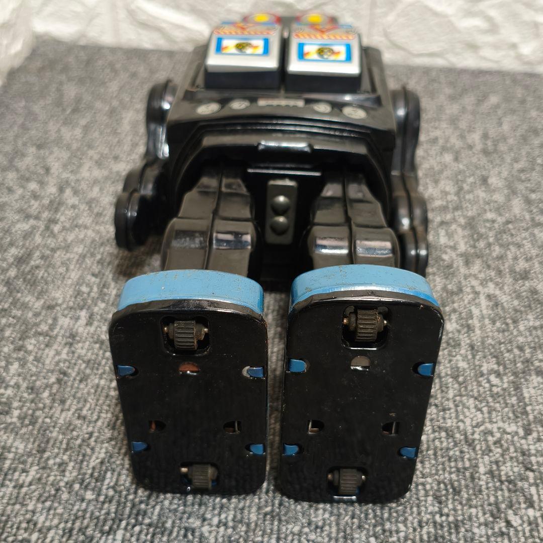 昭和レトロ　アンティーク　スペースウォークマン　ブリキ ロボット 内部メカニズム
