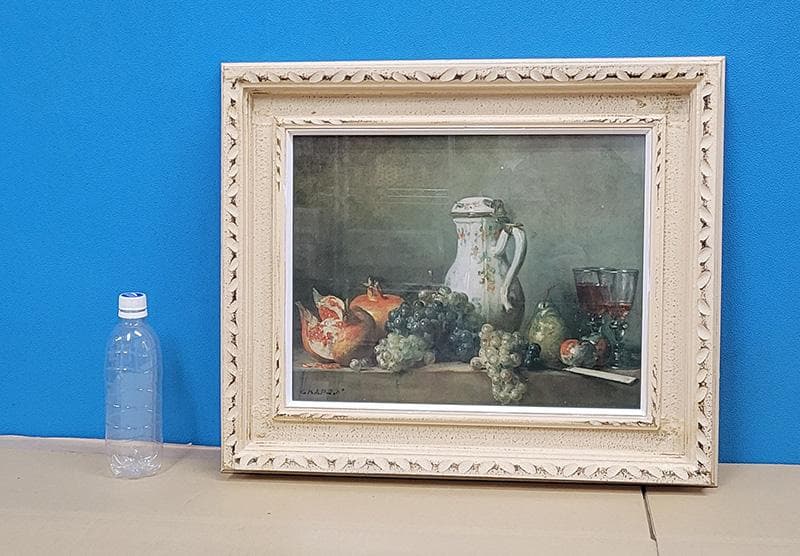 【絵画・複製品】静物ブドウとザクロ　シャルダン　JOA-242