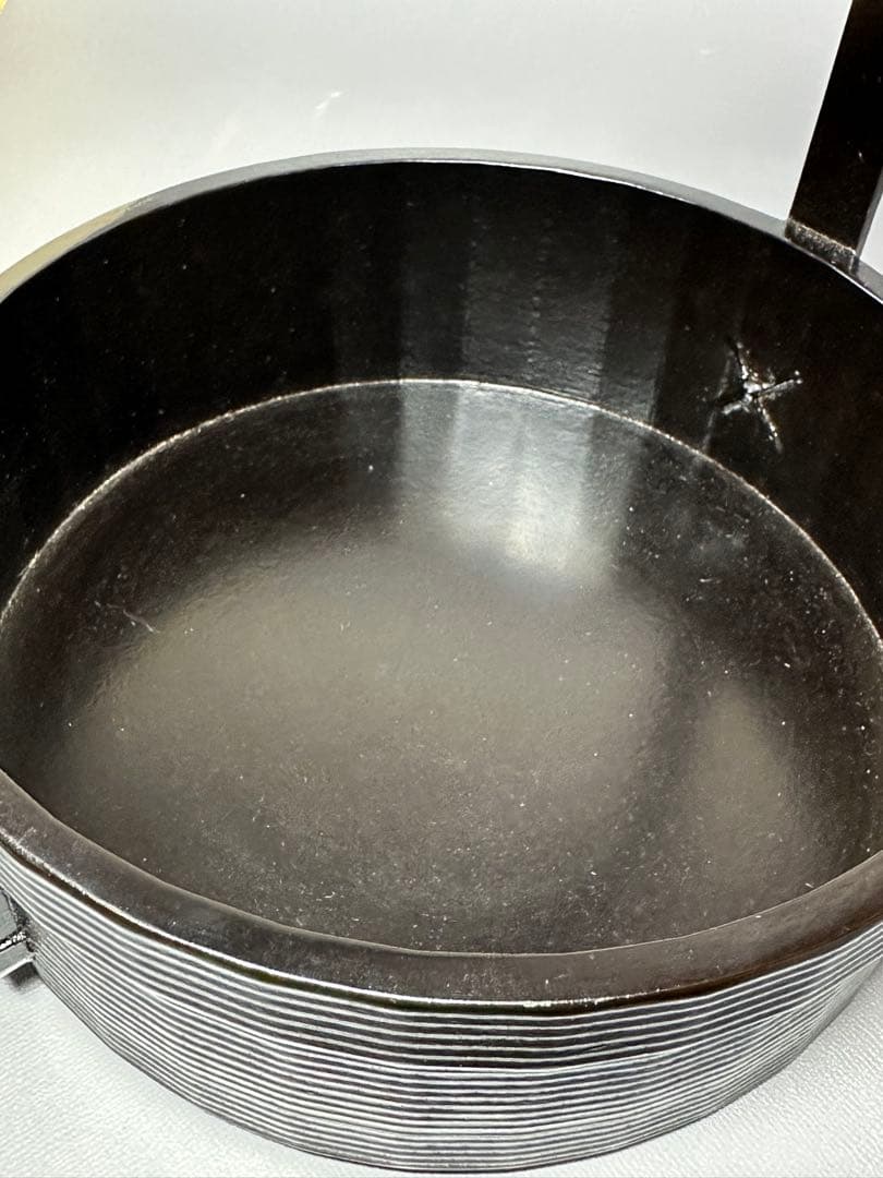 宗旦丸形　煙草盆　赤尾隆斎　共箱　黄布　お茶道具　美品