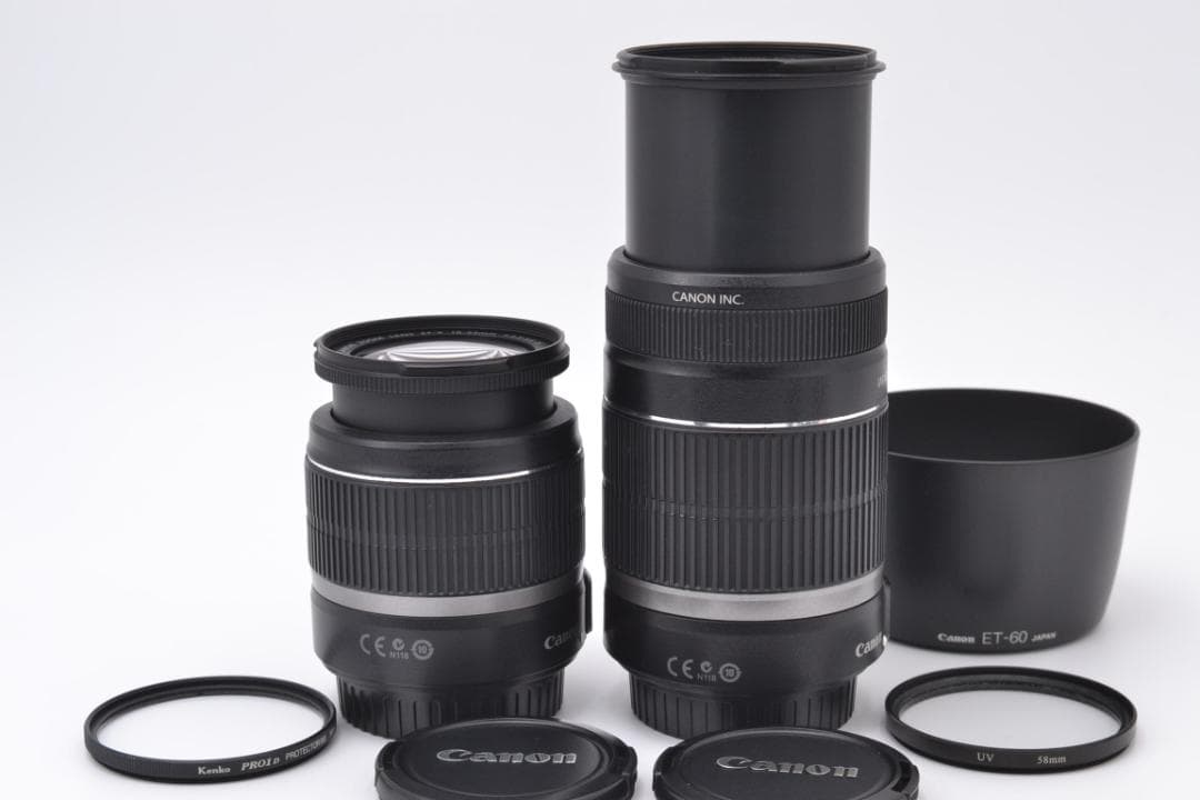 ■ 美品 S数極少 ■ キャノン　Canon Kiss X7 ダブルレンズセット