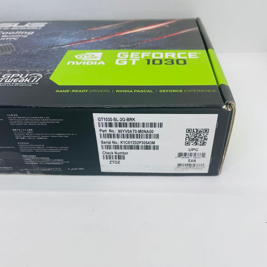 ASUSTek NVIDIA GT1030搭載ビデオカード
