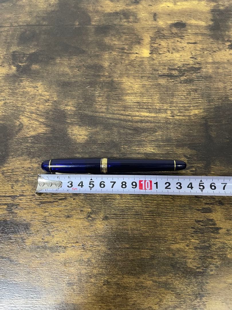 シャルトルブルー　プラチナ　万年筆　字幅M 14k