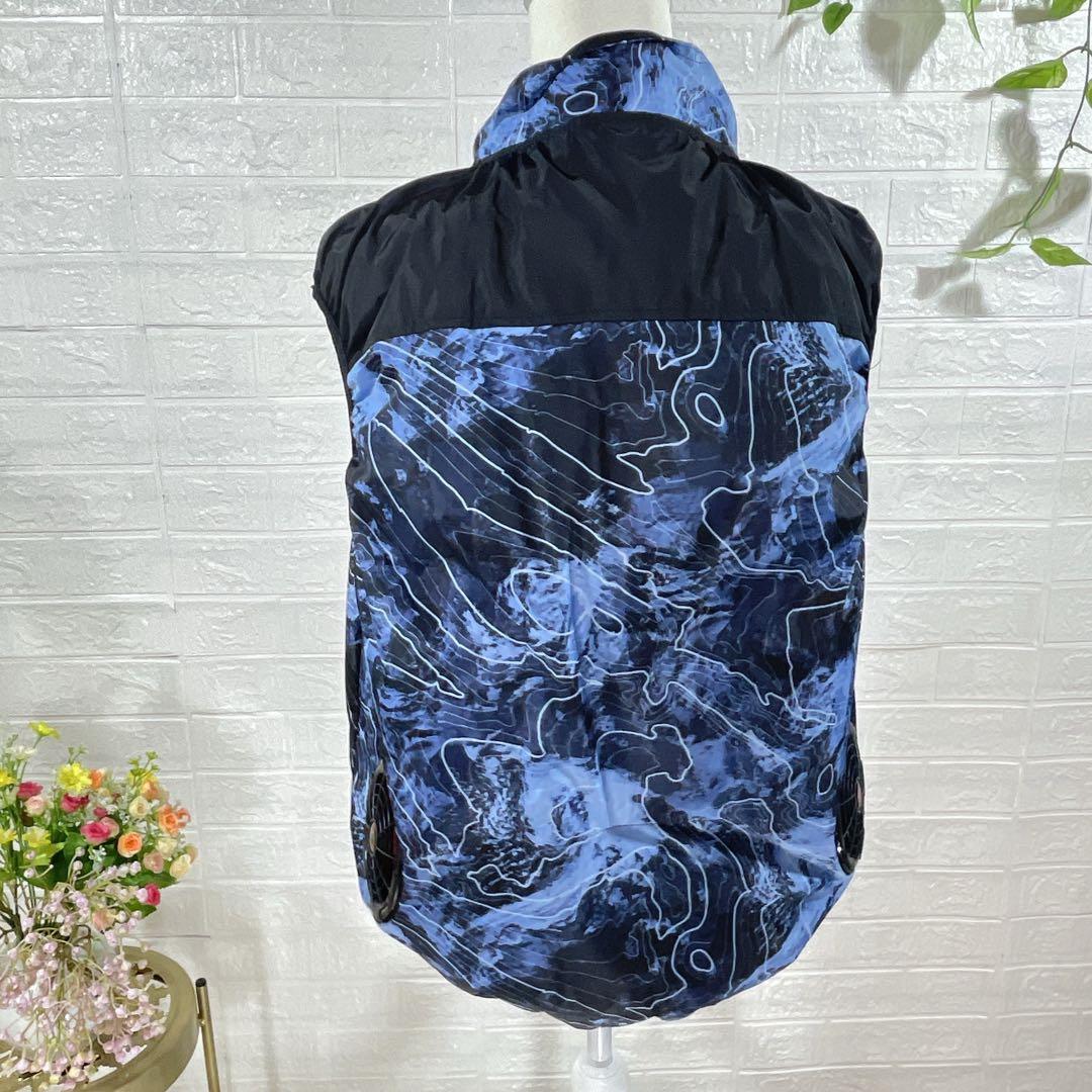 UNISO 空調服 ベスト ファンユニット＋バッテリー付きセット【M〜L】ブルー
