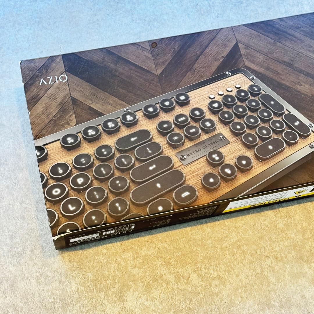 キーボード AZIO Retro Classic MK-RETRO-BT-W-01-JP