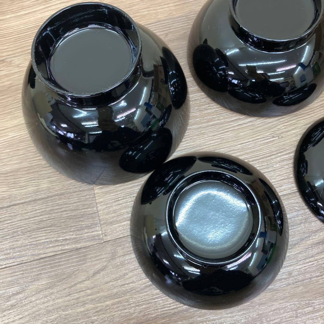 3F 漆器 入れ子椀 4客セット（四つ椀・精進料理・懐石） 応用器 お椀