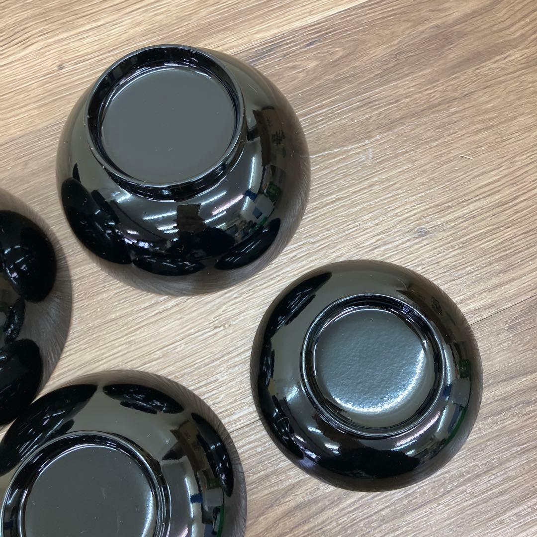 3F 漆器 入れ子椀 4客セット（四つ椀・精進料理・懐石） 応用器 お椀