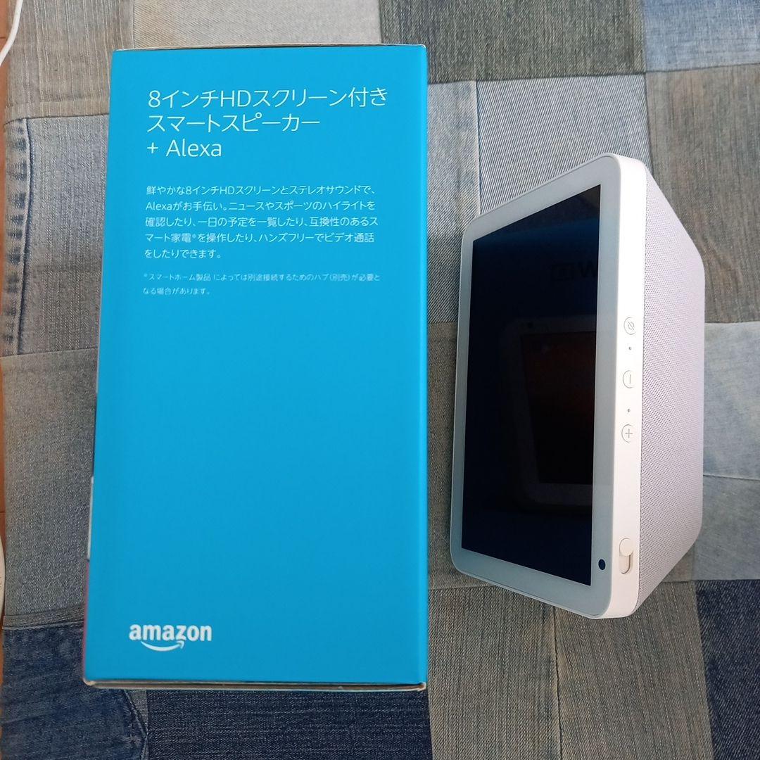 Echo Show 8 ホワイト イヤホンジャック付き(第一世代)