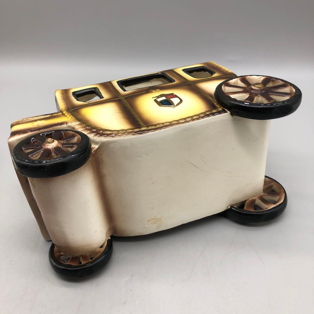 Swank馬車コーチ型陶器蓋付きアクセサリー小物入れレトロアンティーク雑貨