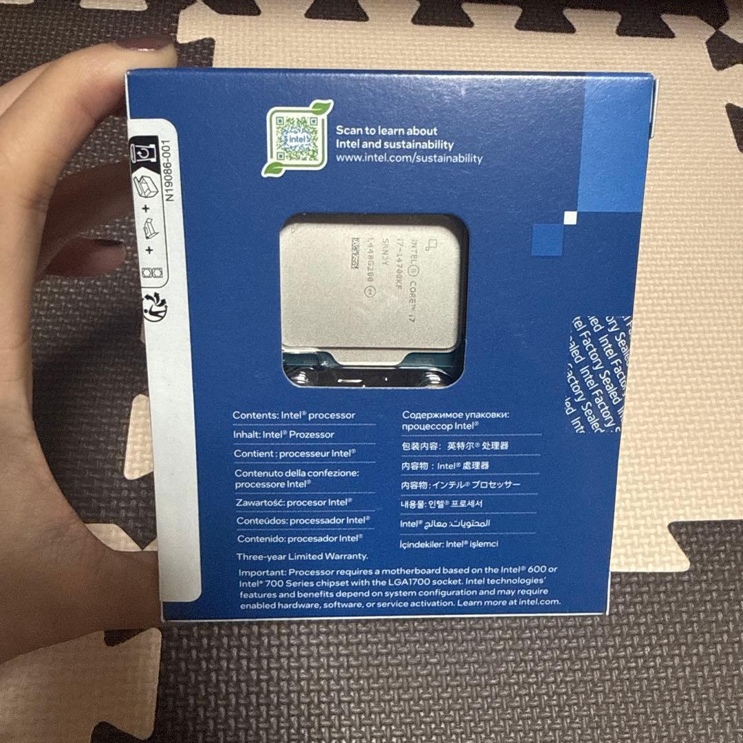 【新品未使用】Intel Core i7-14700KF 14世代 CPU