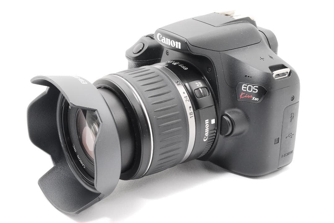 Canon EOS kiss x80 一眼レフカメラ スマホ転送 シングルレンズ